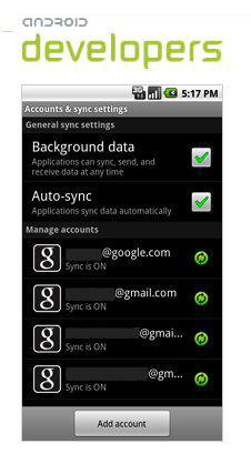 Un kit de développement Google Android 2.0