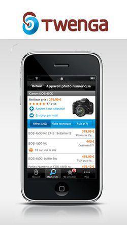Déjà une V2 pour l'appli Twenga