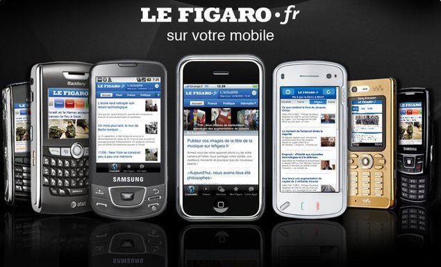 Le Figaro disponible sur Nokia OVI et Google Android