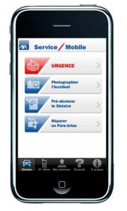 Axa se mobilise sur l'iPhone