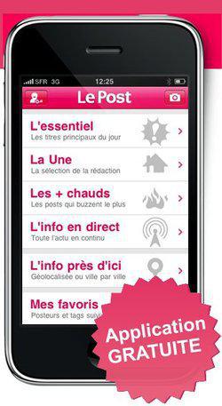 LePost débarque sur iPhone