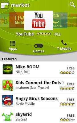 Lifting pour l'Android Market de Google