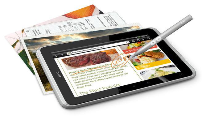 HTC opte pour le stylet pour sa tablette HTC Flyer