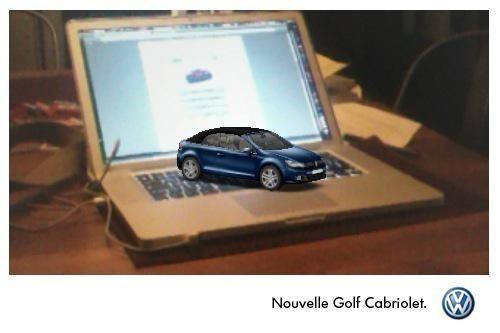 La nouvelle Golf cabriolet s'invite sur iPhone et Android