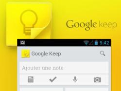 Keep, le service de bloc-notes de Google disponible en version web et sur Android
