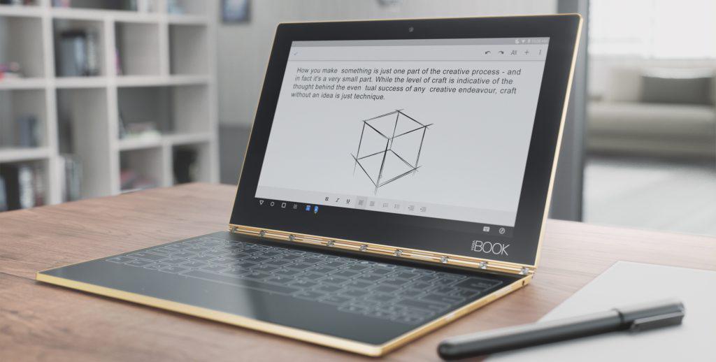 Lenovo lance le Yoga Book, un 2-en-1 Android avec un clavier unique en son genre