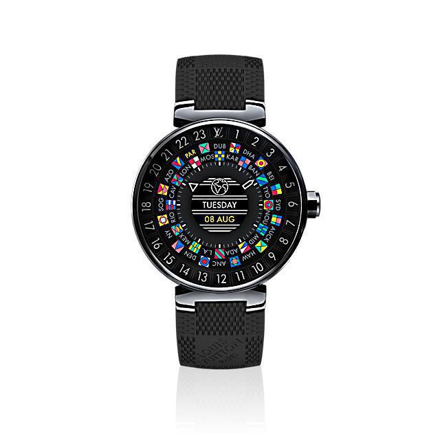 Louis Vuitton lance sa première montre Android Wear, à partir de 2 300 euros
