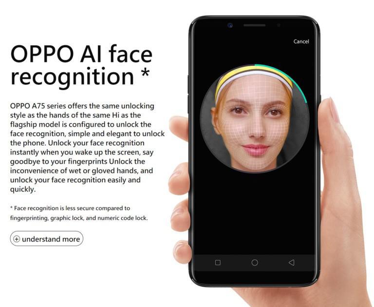 Les nouveaux OPPO A75 et A75s sont dotés d’écrans de 6 pouces et de la reconnaissance faciale
