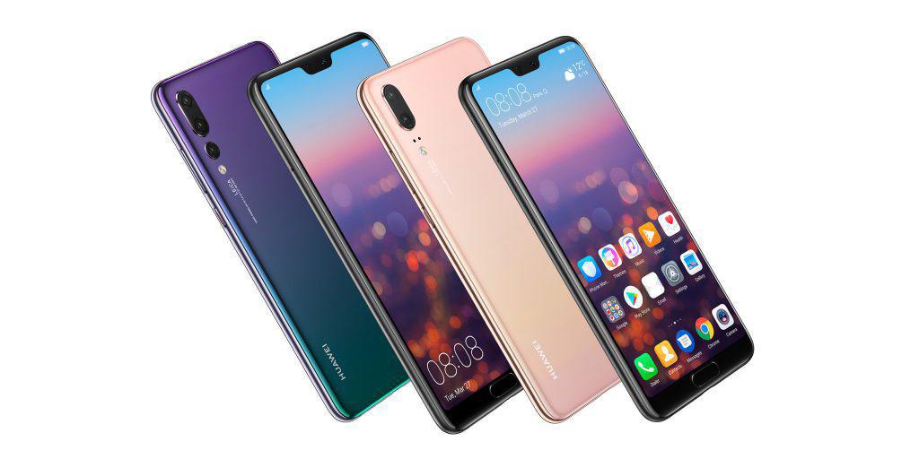 Les Huawei P20 sont officiels avec écrans à encoches, couleurs flashy, triple caméras…