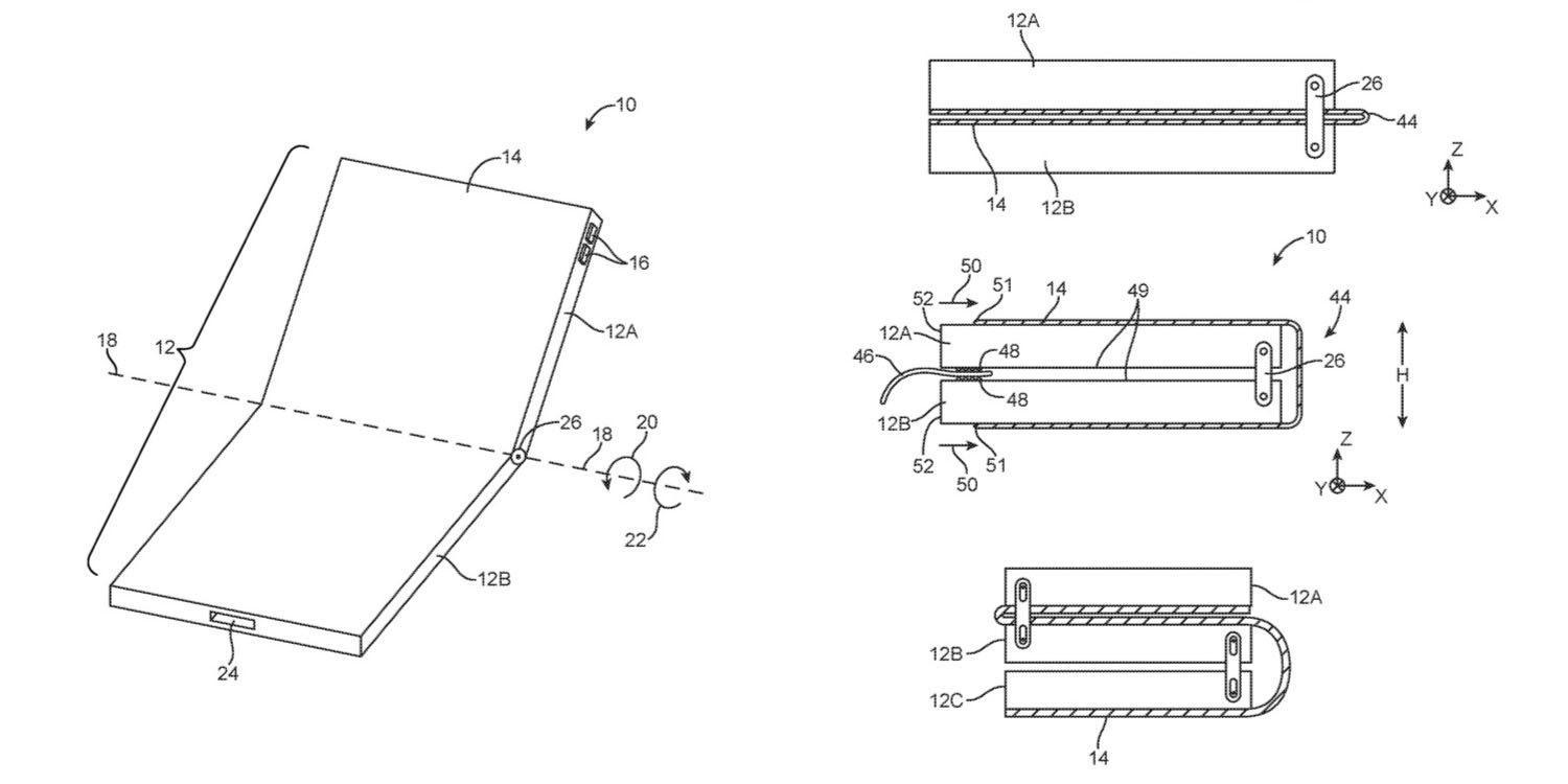 Apple – Un autre brevet pour un iPhone pliable