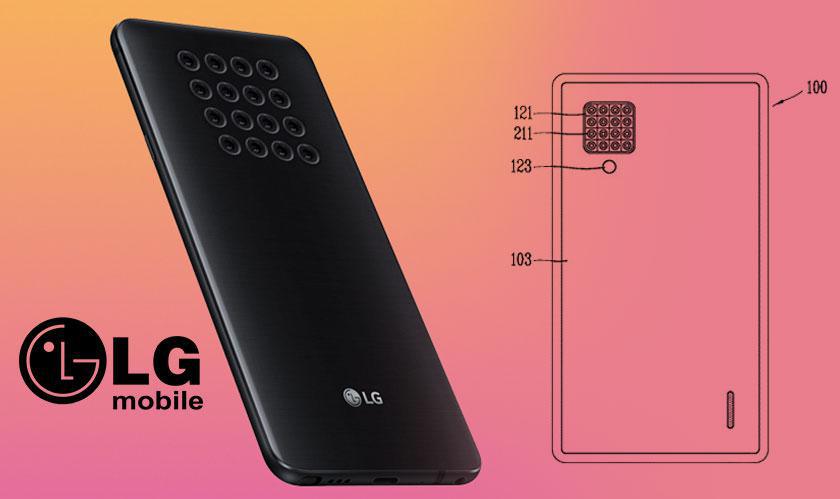 LG : Un brevet de smartphone avec un appareil photo doté de 16 objectifs