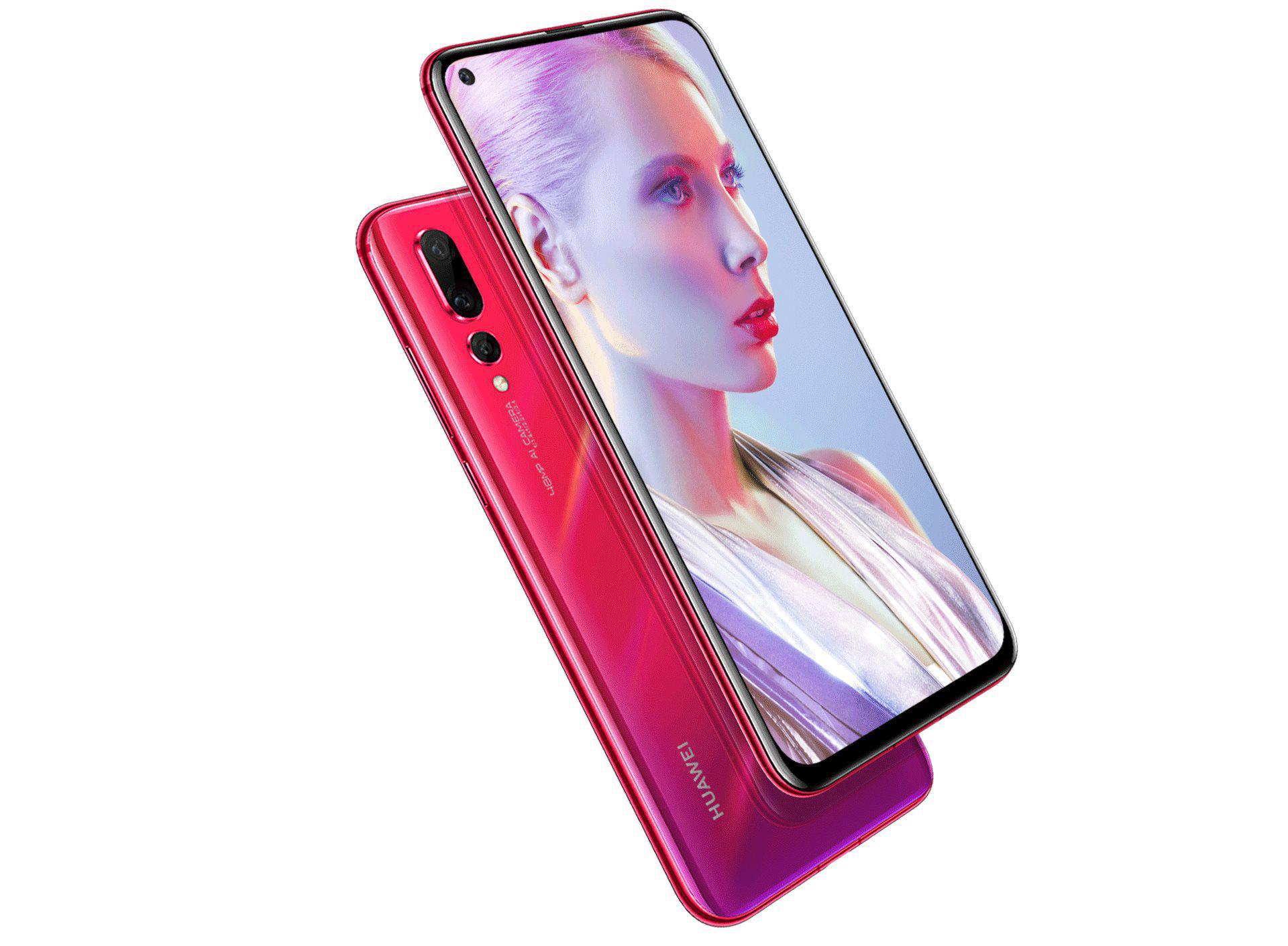 Huawei annonce le Nova 4 avec un écran perforé et un appareil photo de 48 mégapixels