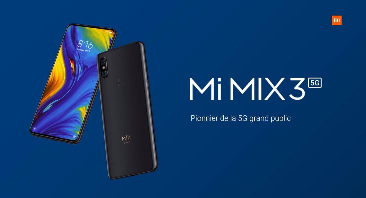 Xiaomi dévoile la version 5G de son Mi Mix 3 avec une caméra coulissante