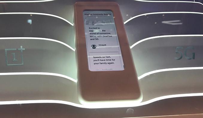 Ceci est le prototype du OnePlus 5G
