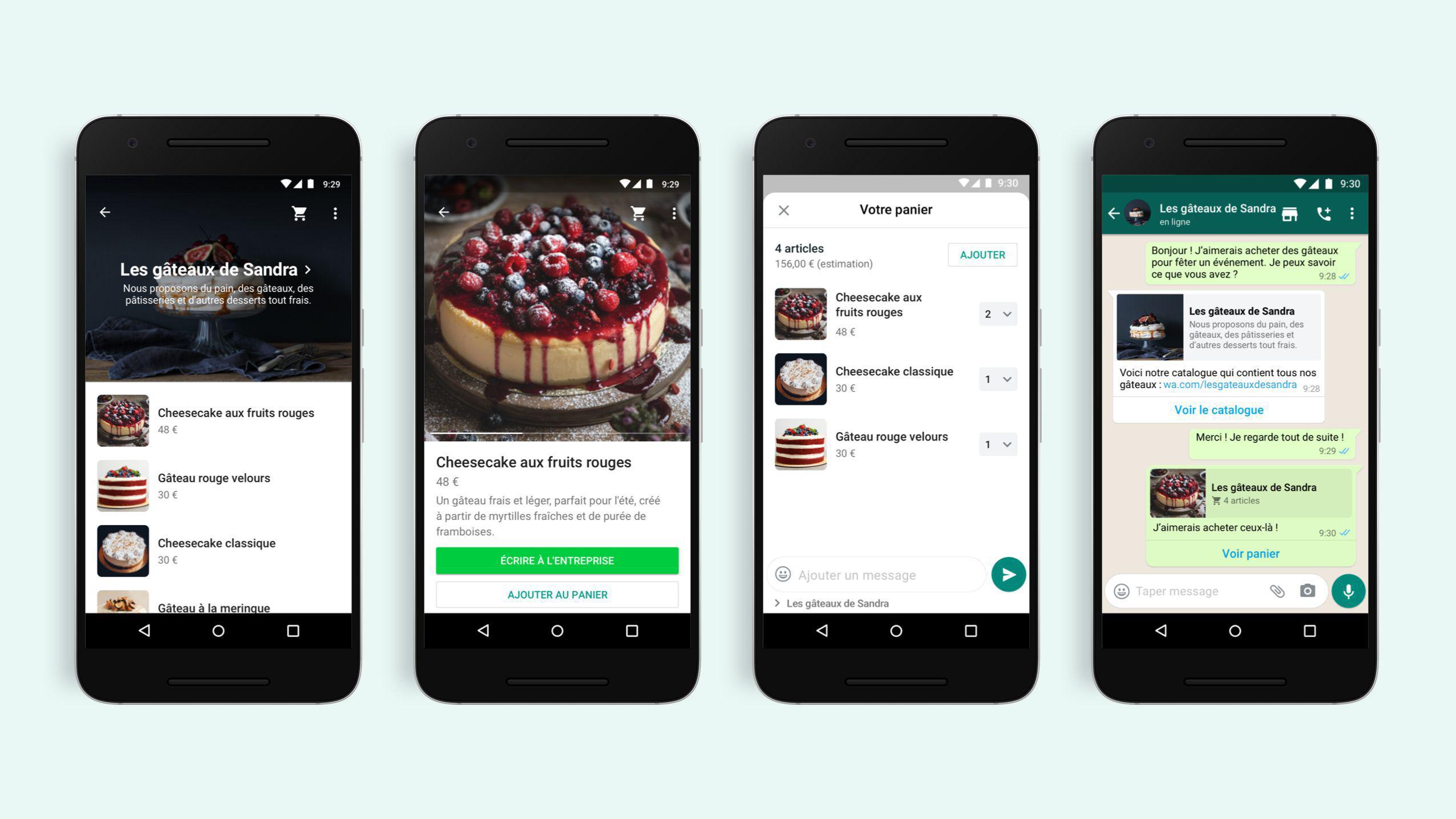 Les paniers d'achat arrivent sur WhatsApp