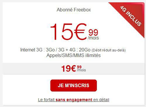 Il l'a promis il l'a fait - Free lance la 4G sans changer de tarif d'abonnement