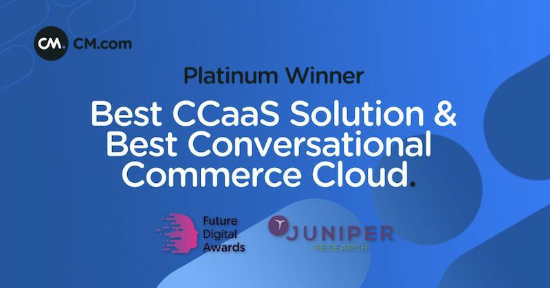 Les solutions MSC et MMC de CM.com récompensées par Juniper Research