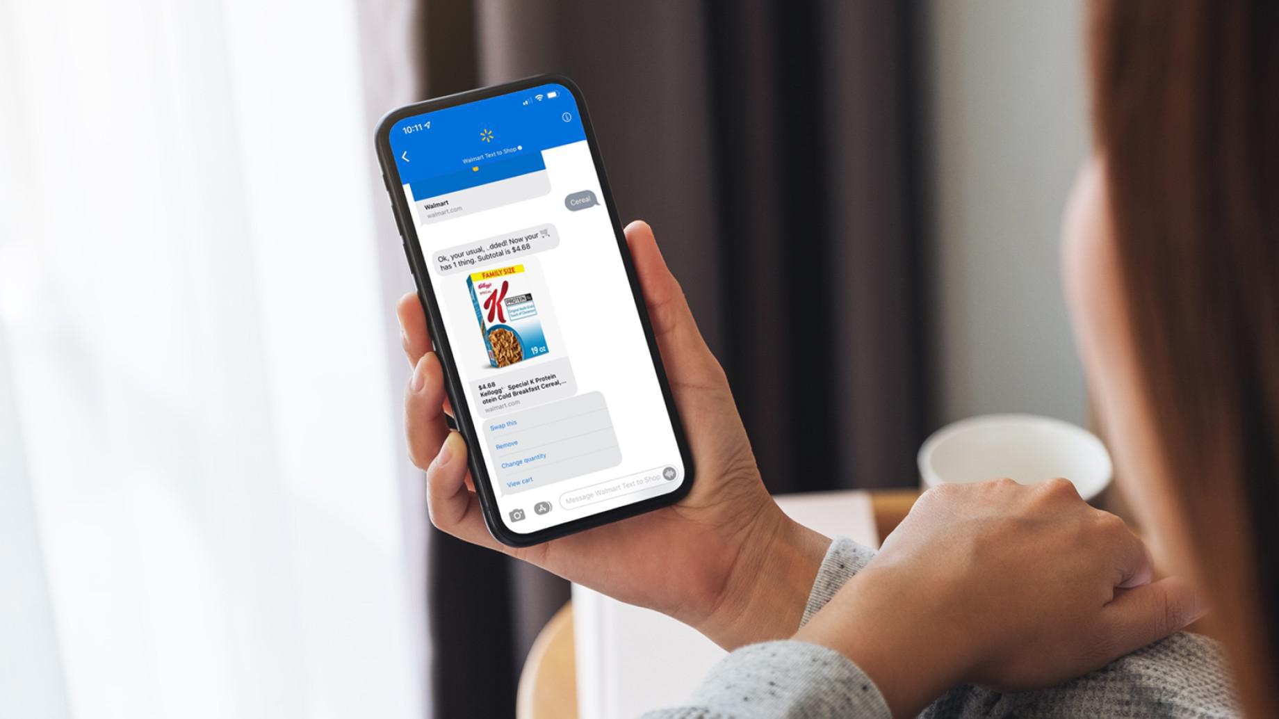 Avec Text To Shop, Wallmart se lance dans le commerce conversationnel