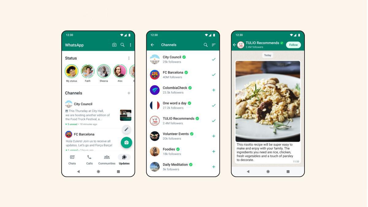 Mark Zuckerberg a annoncé le déploiement de la fonctionnalité "Channel" sur WhatsApp.