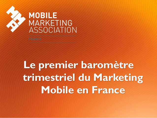 Nouveau rapport sur le comportement des consommateurs face au Marketing Mobile