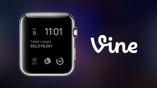 Vine a désormais une application pour l’Apple Watch