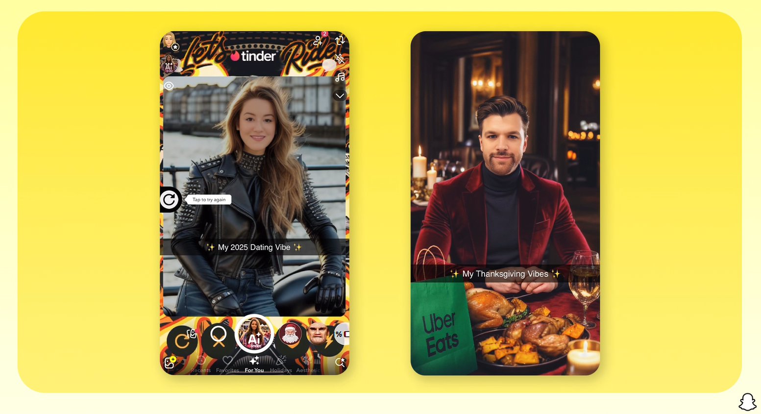 Snapchat lance les Sponsored AI Lenses