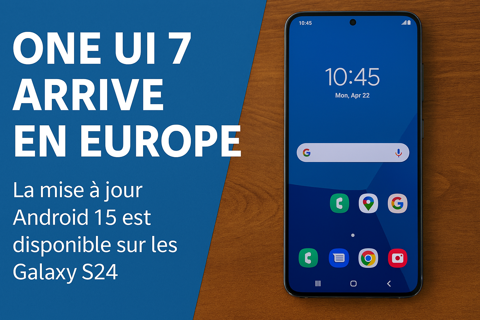 One UI 7 arrive en Europe : la mise à jour Android 15 est disponible sur les Galaxy S24