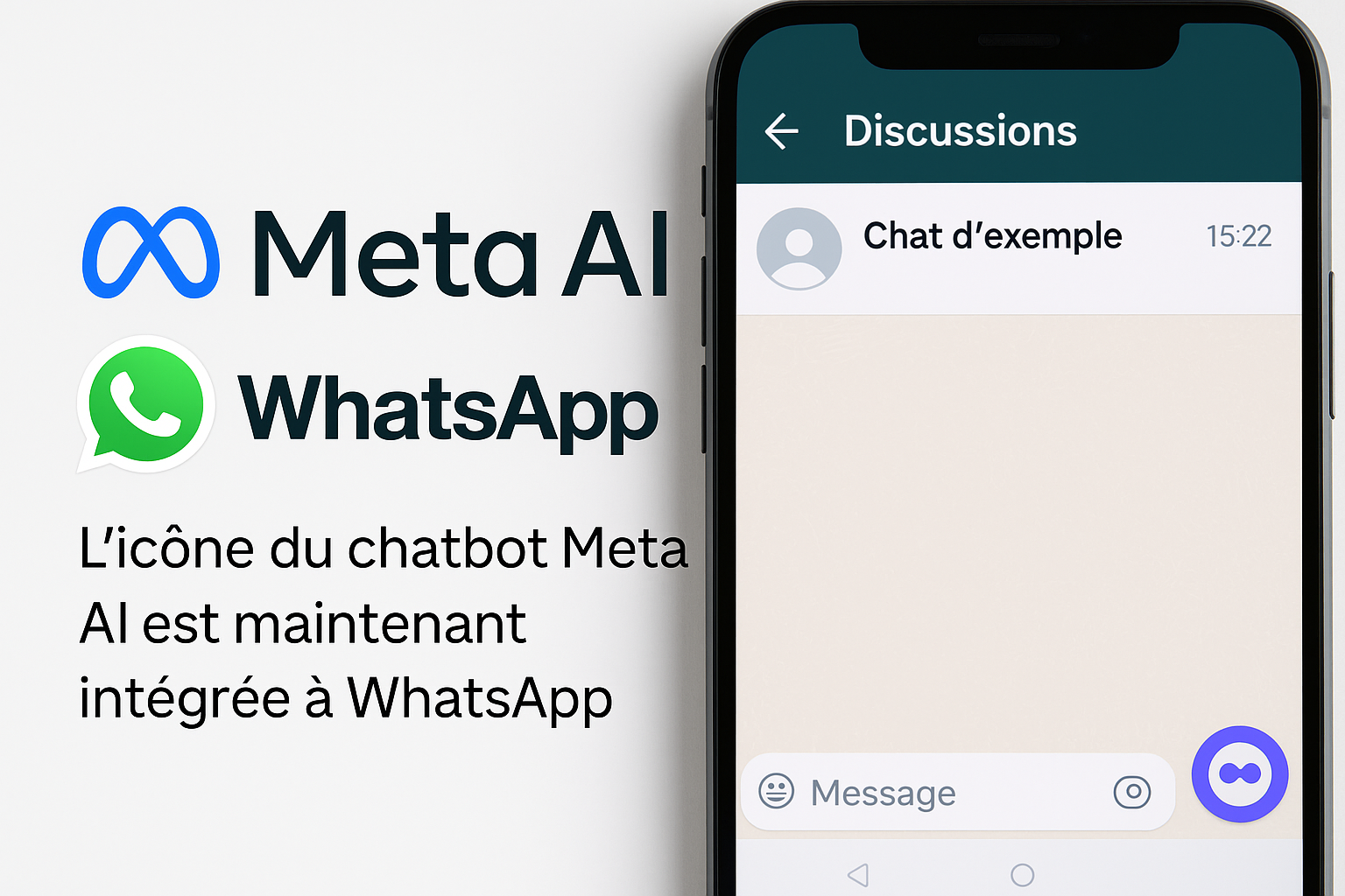 Meta AI débarque sur WhatsApp