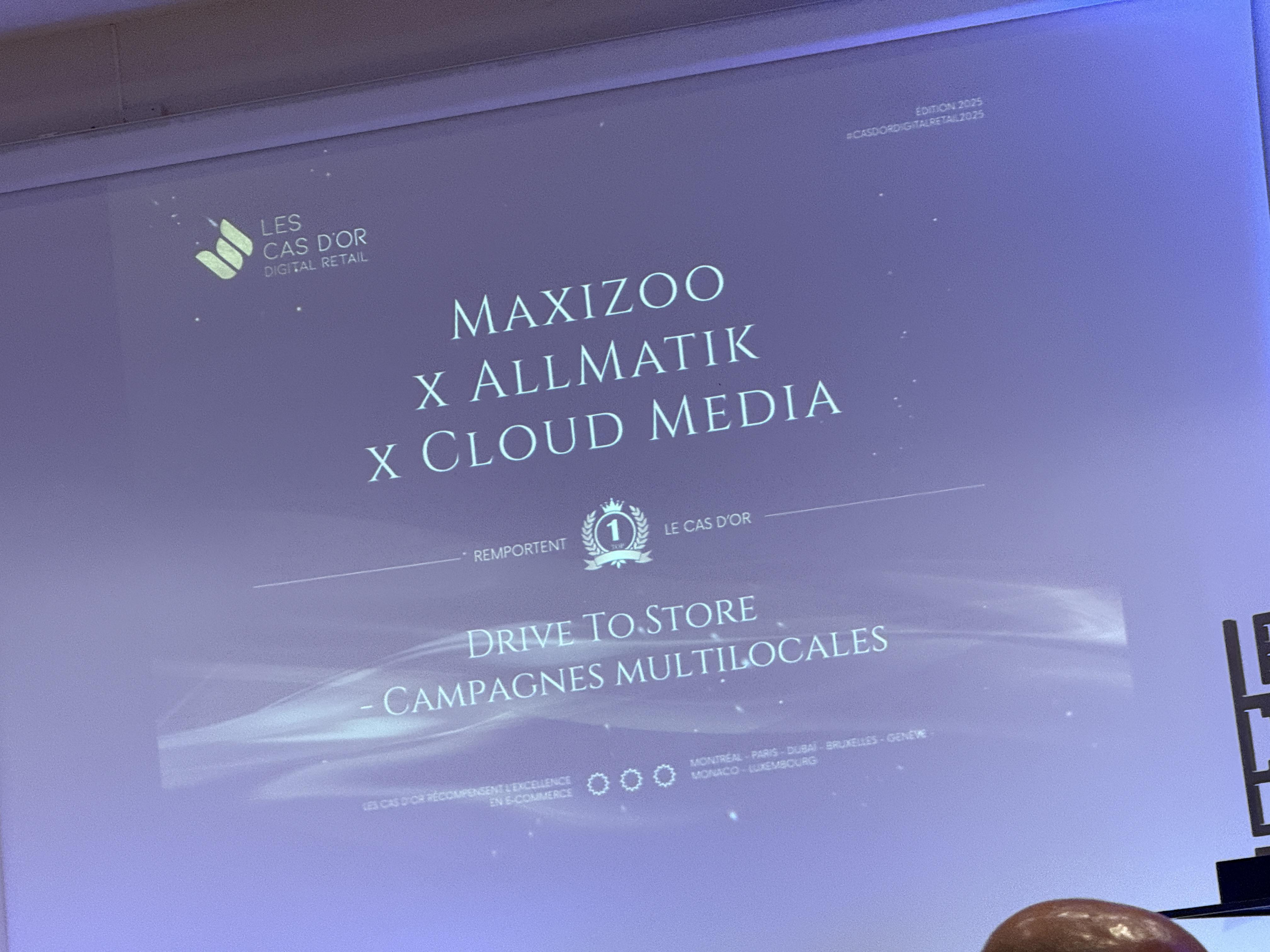 RCS : Deux récompenses pour Cloud Media lors des cas d’Or du Digital Retail