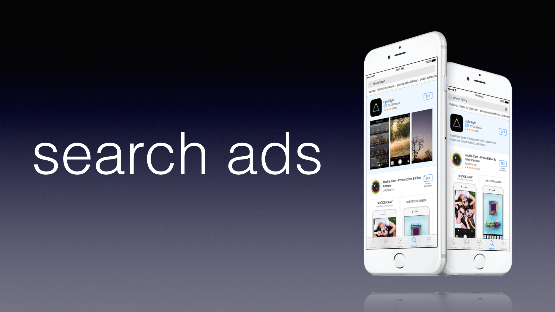 Abonnements et Search Ads pour le nouvel App Store d'Apple