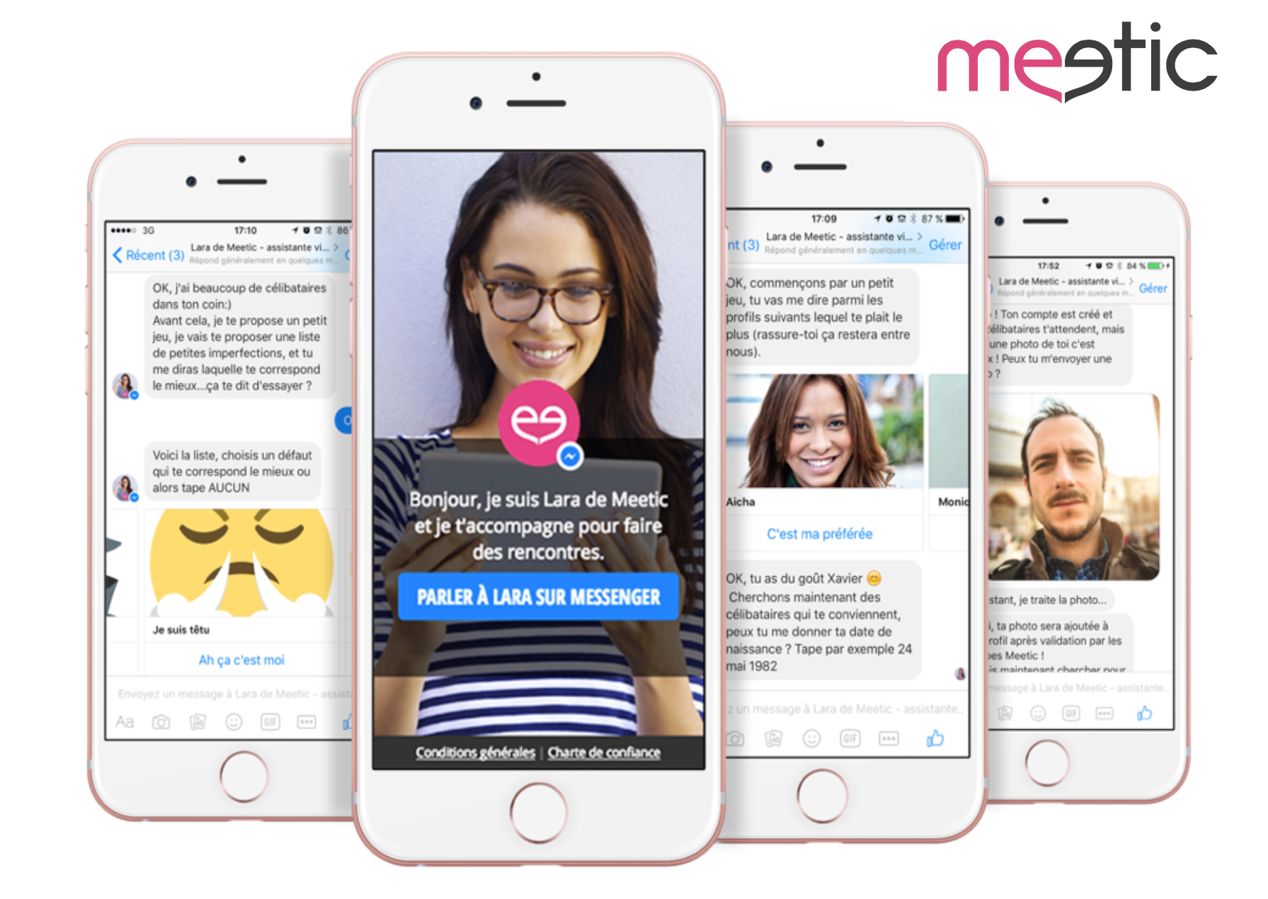 Meetic lance son chatbot sur Messenger