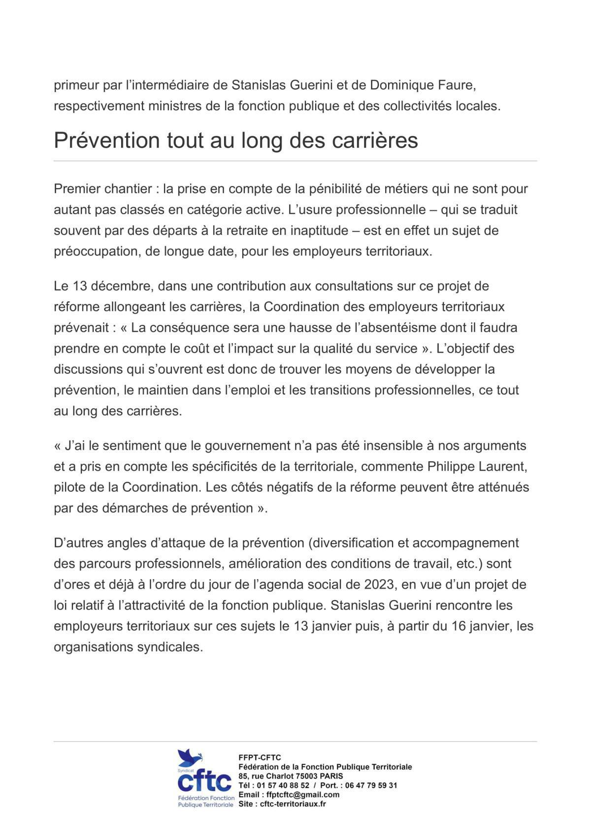 Retraites : après les annonces les chantiers à venir pour les collectivités