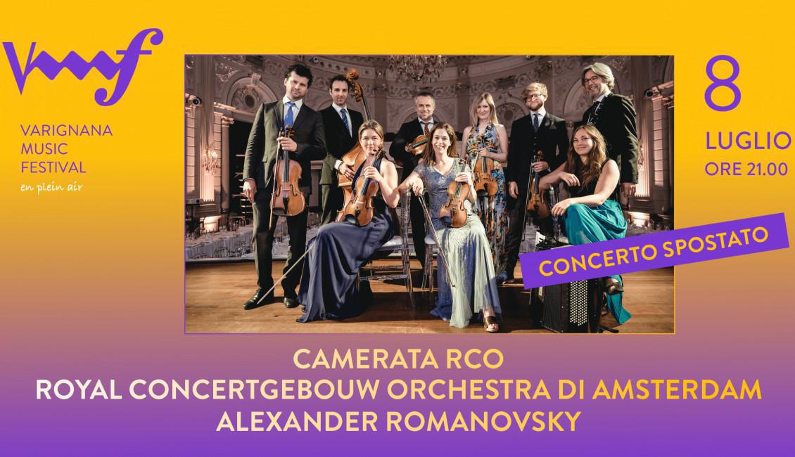 RIMANDATO ALL' 8 LUGLIO - VMF - Camerata RCO & Alexander Romanovsky RIMANDATO ALL' 8 LUGLIO - VMF - Camerata RCO & Alexander Romanovsky