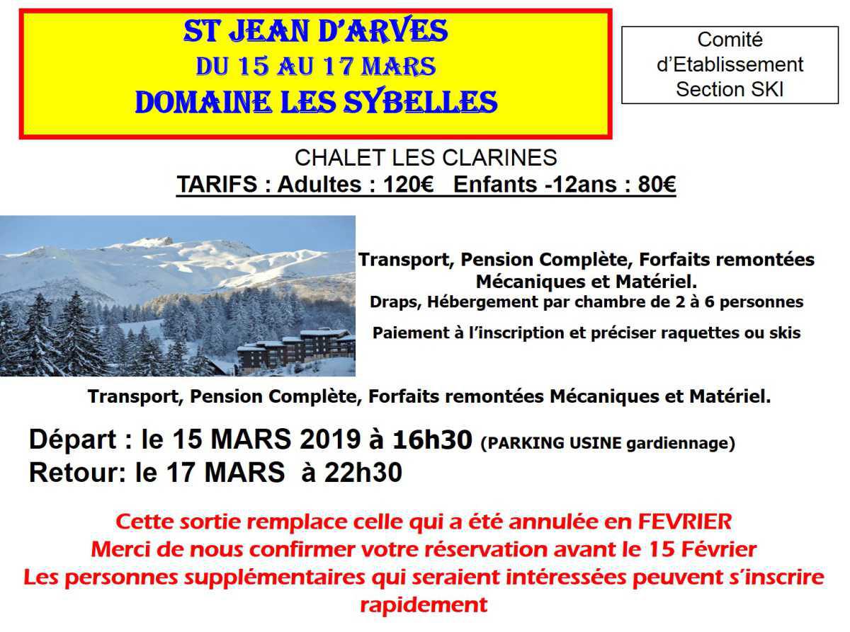 Sortie ski mars 2019