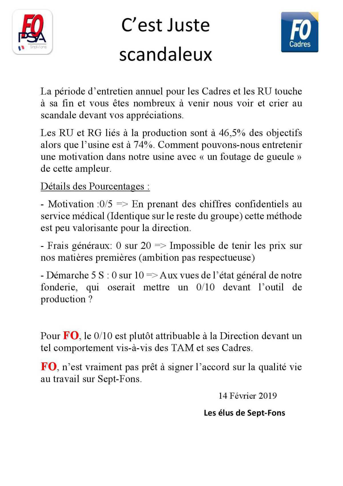 Entretiens: c'est juste scandaleux