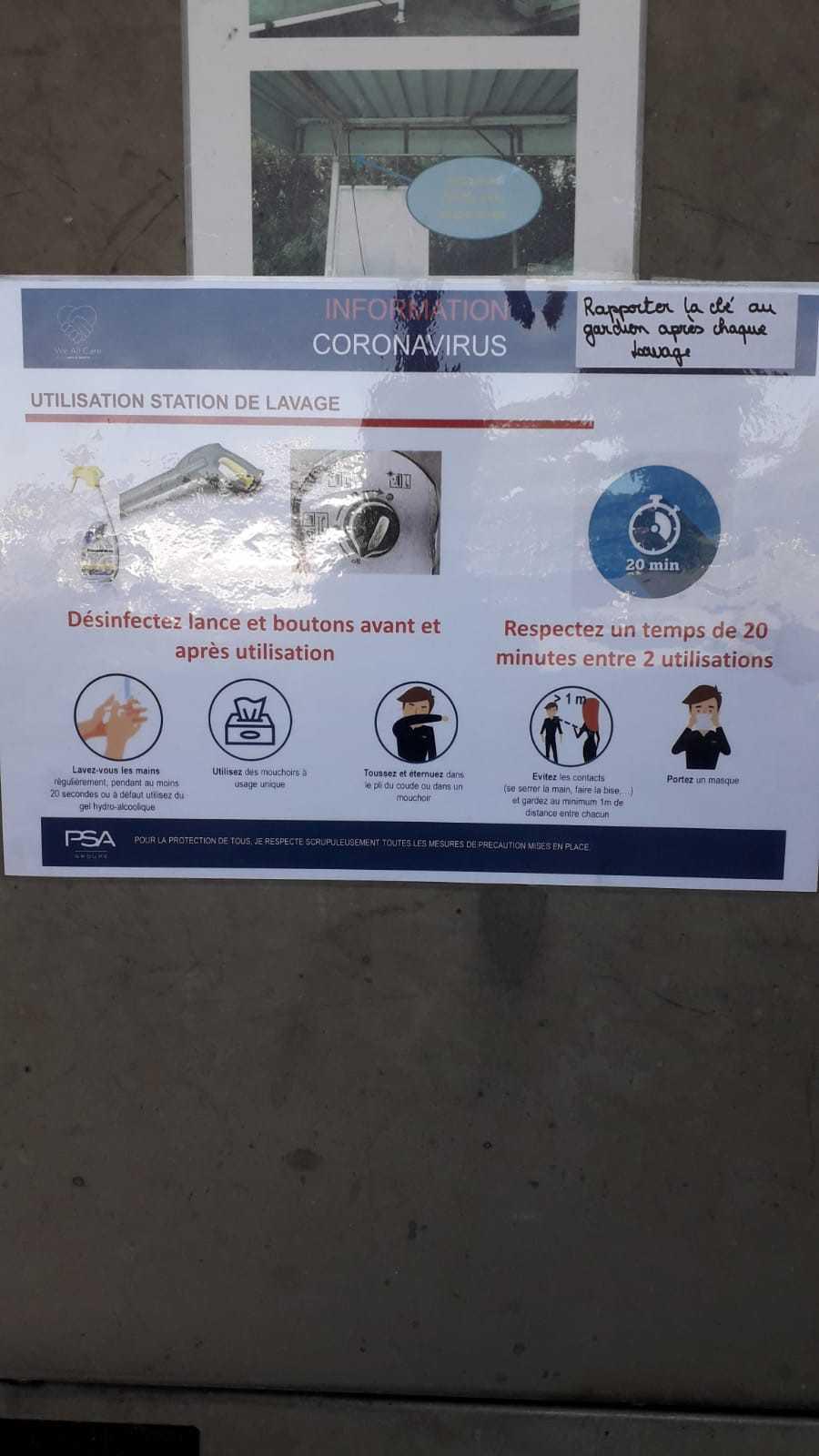 Ré ouverture station lavage Ré ouverture station lavage