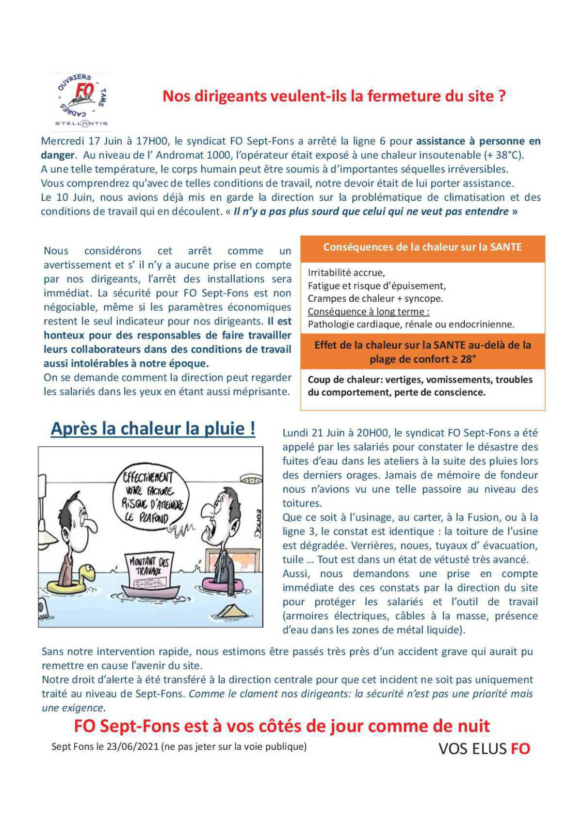 La réalité du terrain c'est le seul indicateur Fiable...