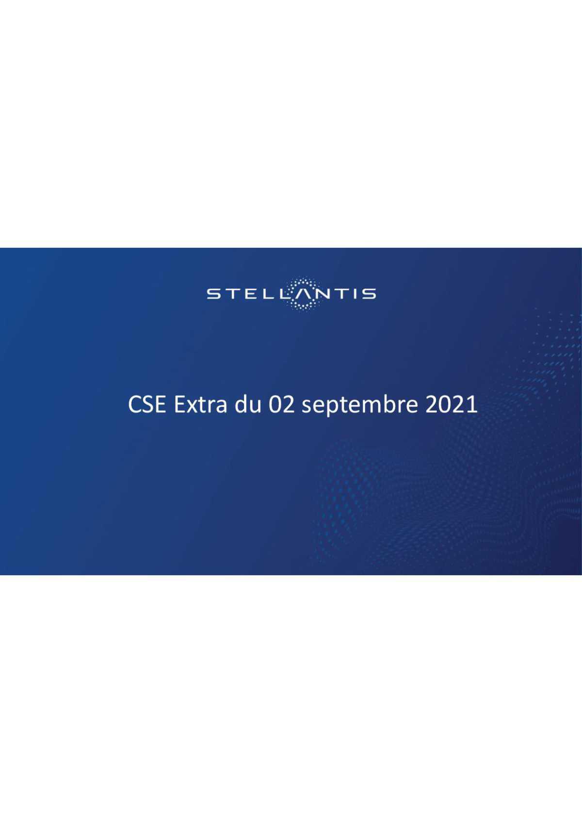 CSE Extra du 2 Septembre 2021.