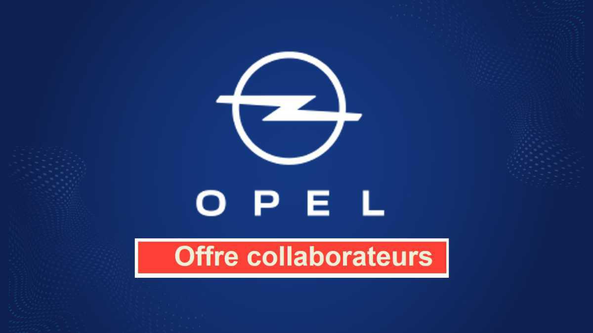 OPEL : Offre collaborateurs et retraités