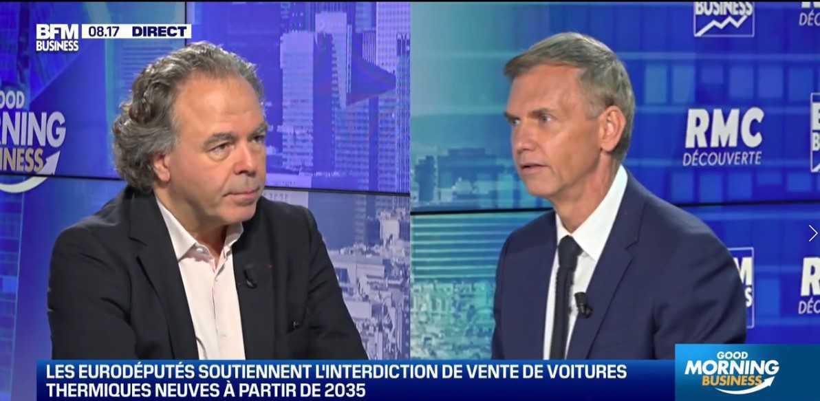 Luc Chatel, Président de la Plateforme automobile (PFA), est l'invité de Good Morning Business