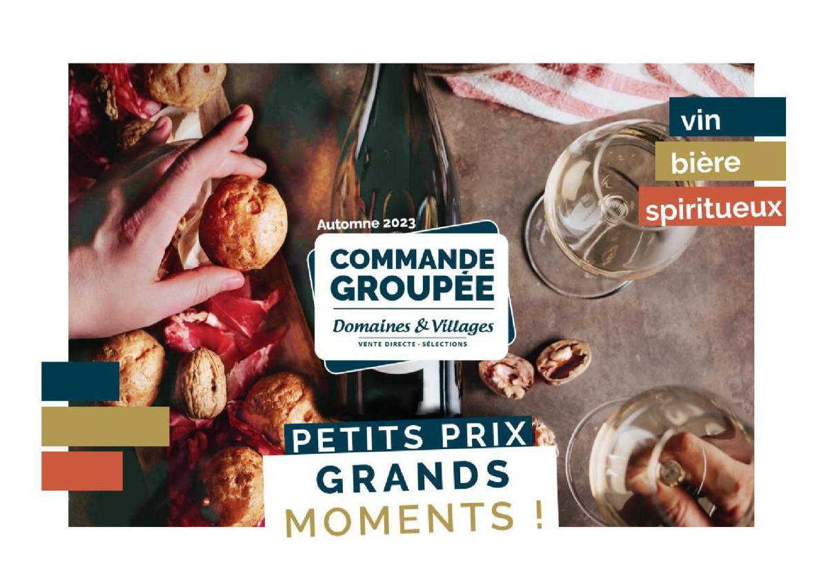 Nouveau catalogue domaines et villages ! format papier dispo au CSE 👍