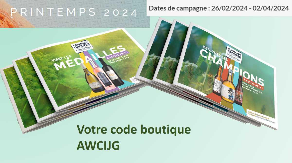 Domaines et Villages : Commande de Bières et Vins, printemps 2024 Domaines et Villages : Commande de Bières et Vins, printemps 2024