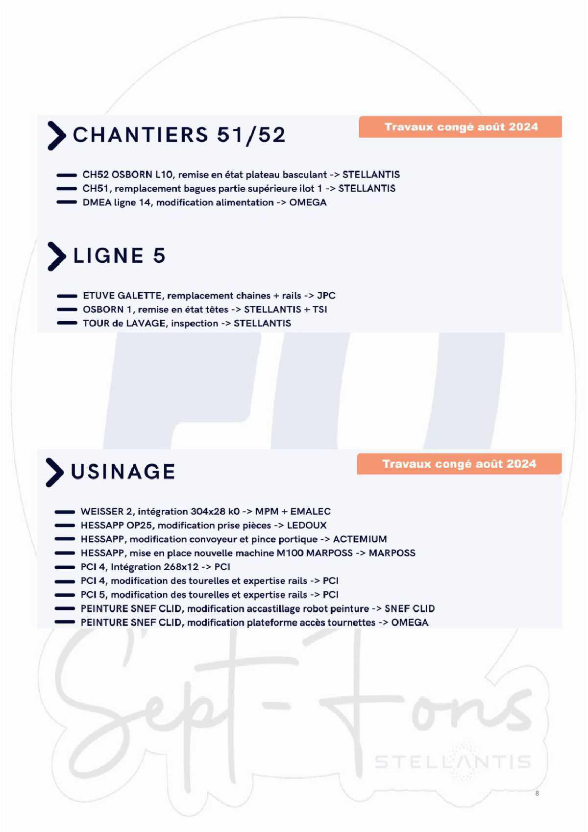 Compte rendu du CSE du 25 juillet 2024>> calendrier de travail