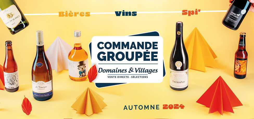 Domaines et Villages : Commande de Bières et Vins, automne 2024