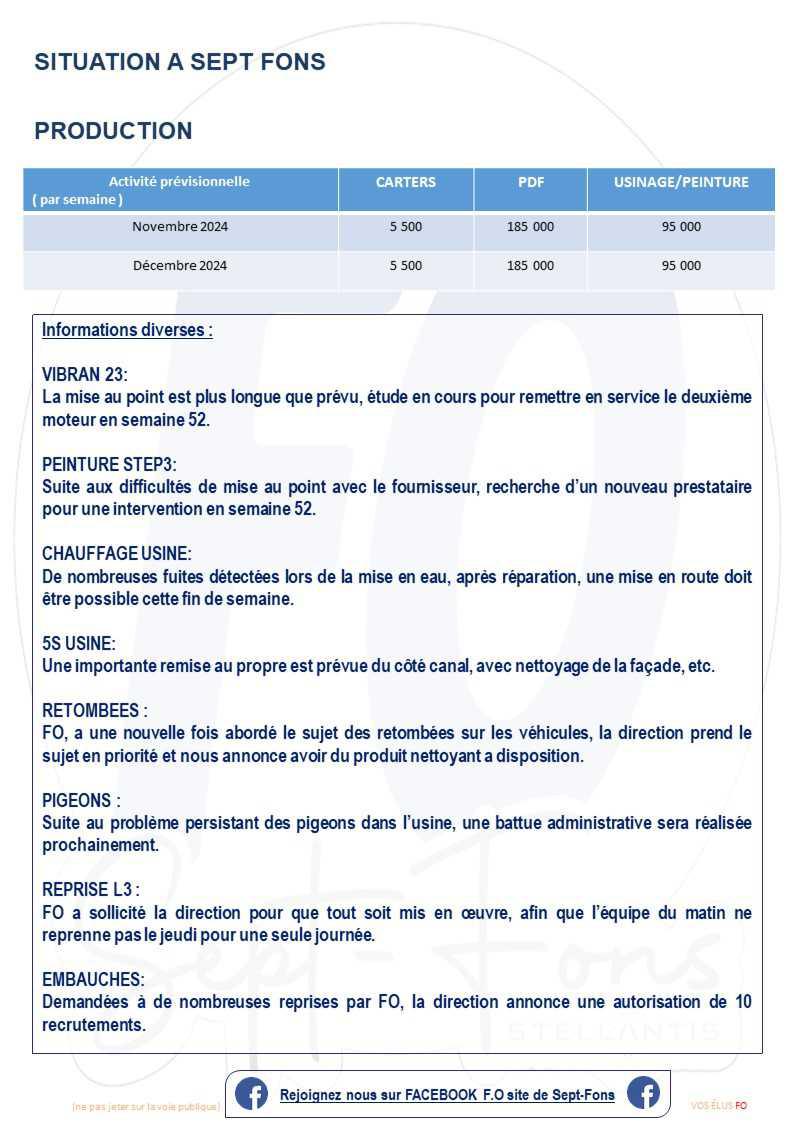 Compte -rendu CSE du 29 octobre.