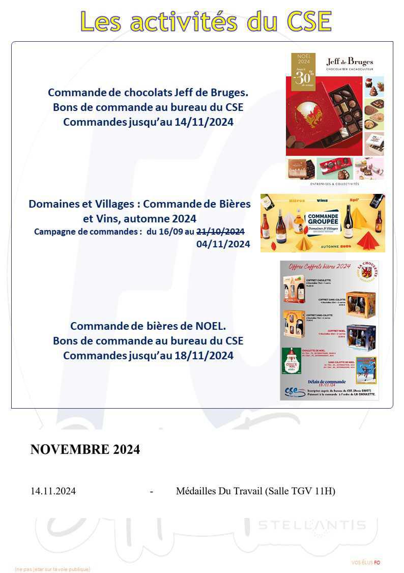 Compte -rendu CSE du 29 octobre.