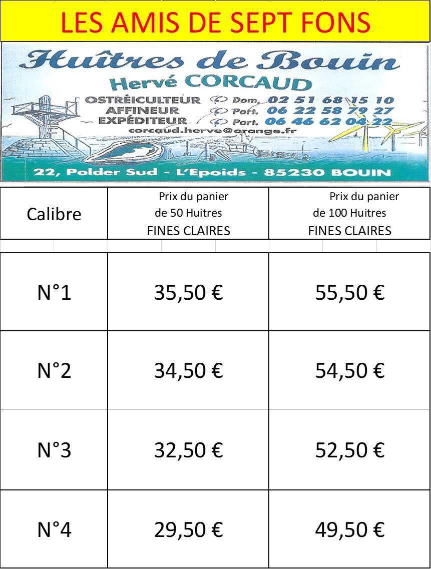 Commande huitres à la COOP, NOEL 2024 Commande huitres à la COOP, NOEL 2024