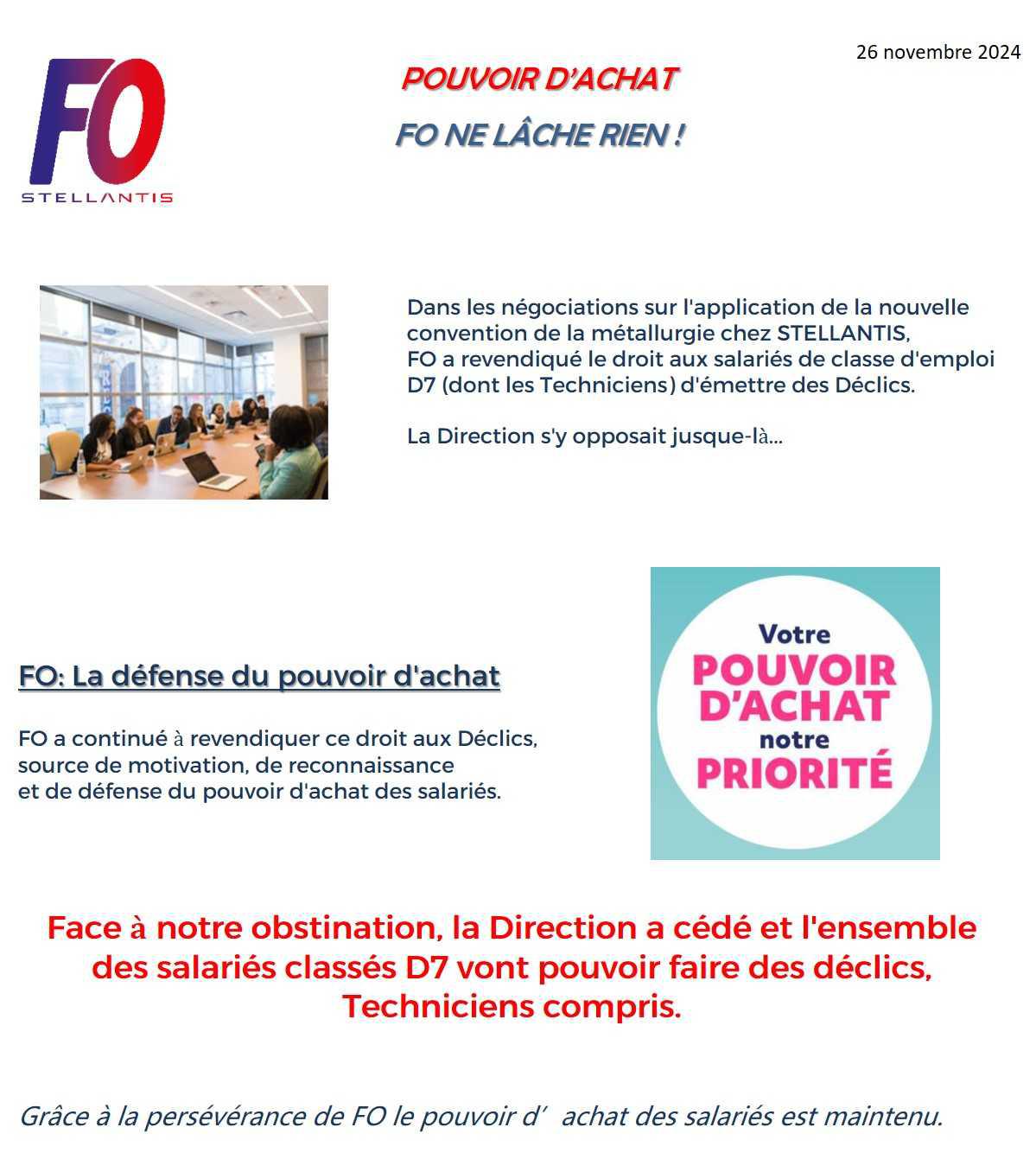 DECLICs ouverts aux salariés jusqu'à D7..