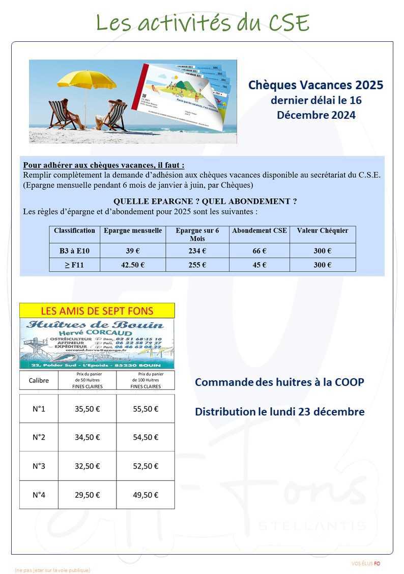 Compte -rendu CSE du 29 novembre.