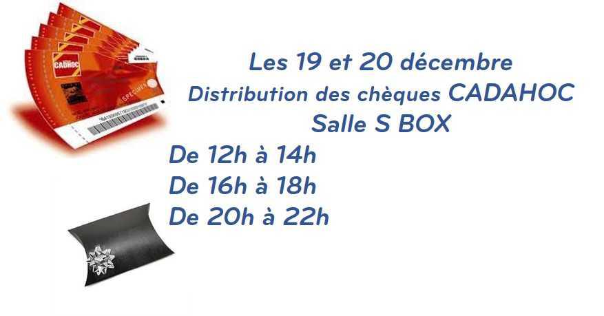 Distribution des chèques CADEAUX de 100€ par votre CSE👍